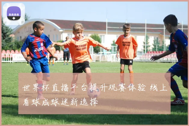 世界杯直播平台提升观赛体验 线上看球成球迷新选择